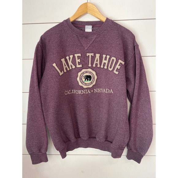 Tops - Lake Tahoe Retro Gorpcore Sweatshirt Purple Heather Medium oversized